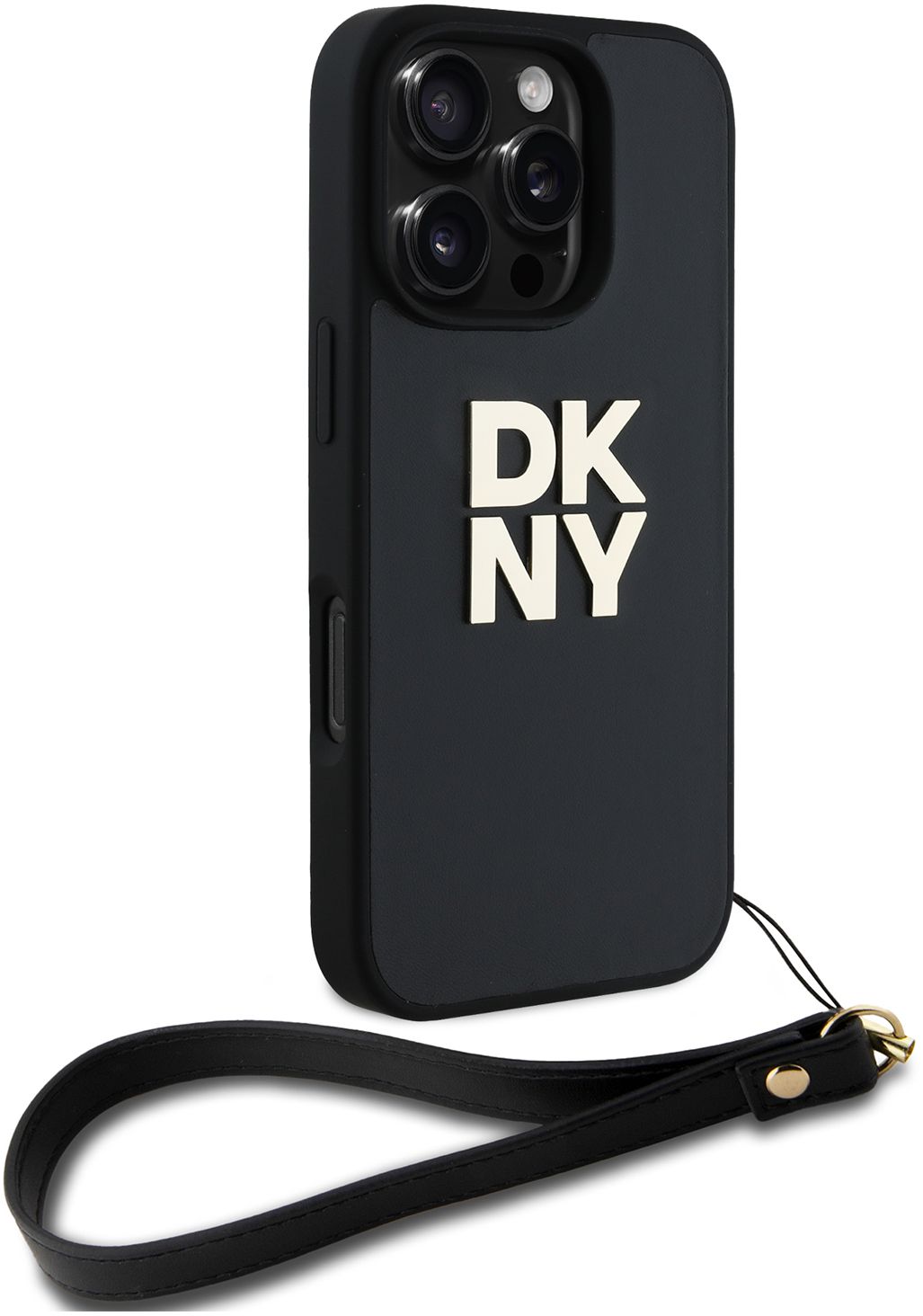 Чехол DKNY Stack для iPhone 16 Pro, черный