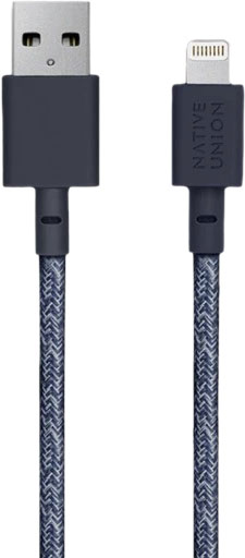 Кабель Native Union Belt Lightning/USB (3 м), индиго Вид№2