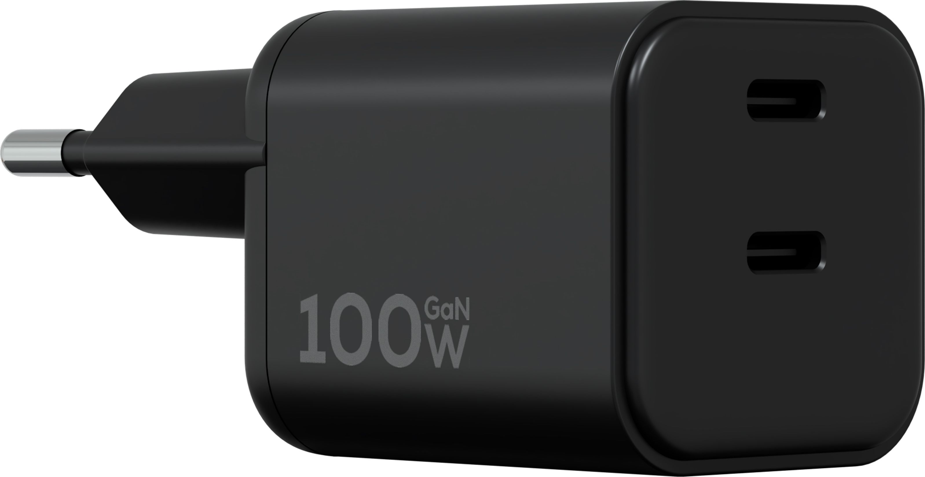 Сетевое зарядное устройство Magssory Nano Boost 2xUSB-C, 100Вт, черный