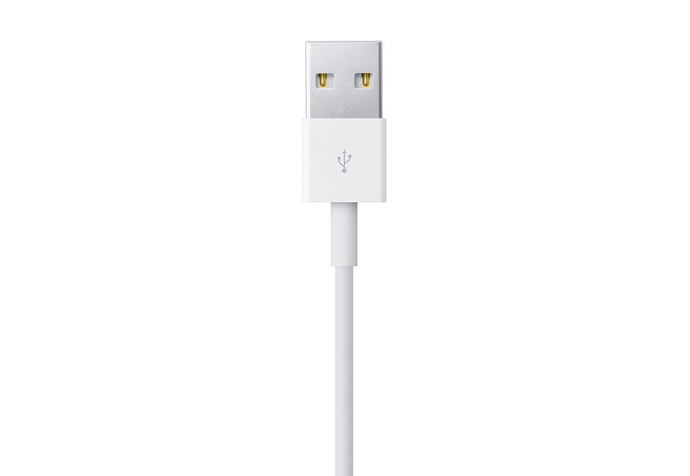 Кабель Apple Lightning/USB (2 м) MD819, цвет белый - фото 2