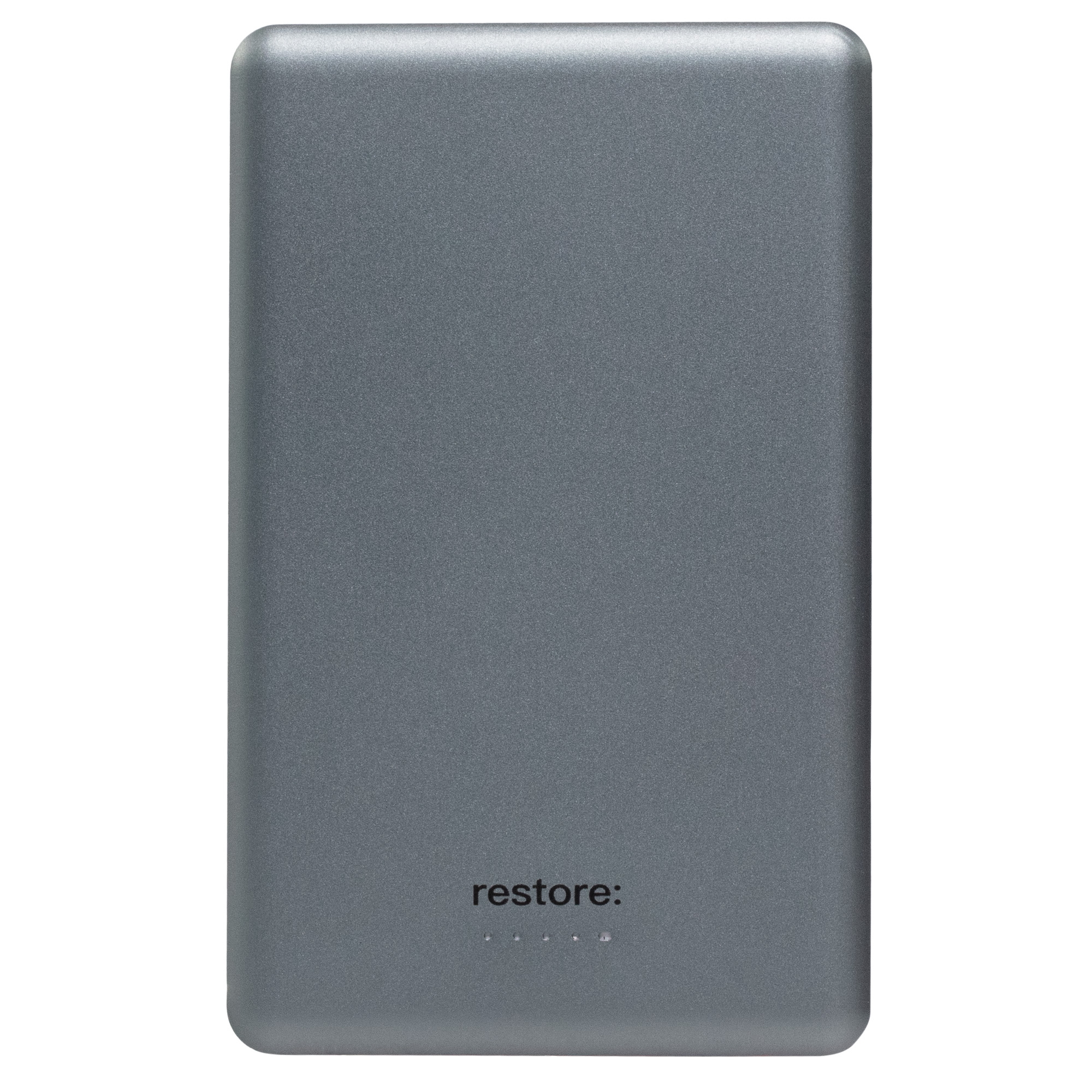Внешние аккумуляторы restore: Внешний аккумулятор hello, world! Magsafe, 5000 mAh, темно-серый