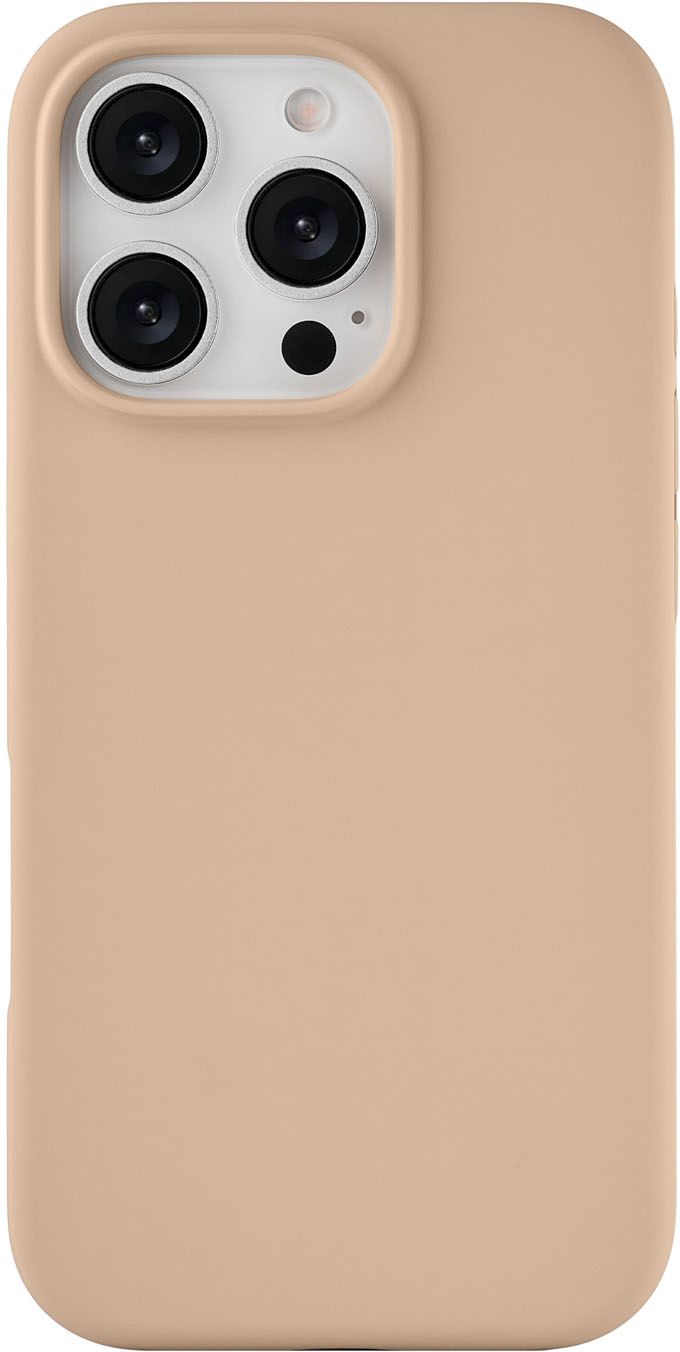 

Чехол uBear Touch Case MagSafe для iPhone 16 Pro, soft-touch, латте, Бежевый, Чехол Touch Case MagSafe для iPhone 16 Pro, soft-touch, латте