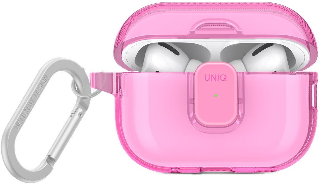 

Чехол Uniq Glase PRO TPU Lock Candy Pink для AirPods Pro 2, розовый, Чехол Glase PRO TPU Lock Candy Pink для AirPods Pro 2, розовый