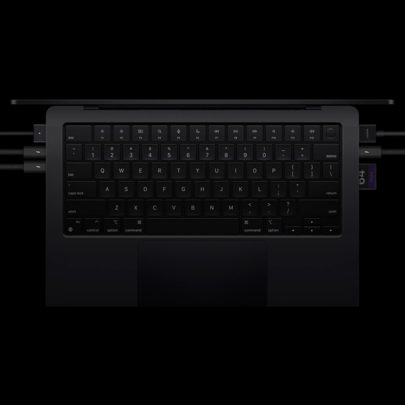 Apple MacBook Pro 16" (M4 Max 16C CPU, 40C GPU, 2024) 128 ГБ, 8 ТБ SSD, нанотекстурное покрытие, серебристый Фото-8