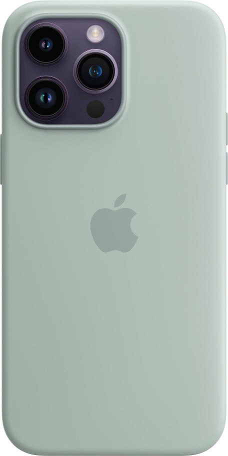 

Apple Чехол MagSafe для iPhone 14 Pro Max, силикон, «нежный кактус»