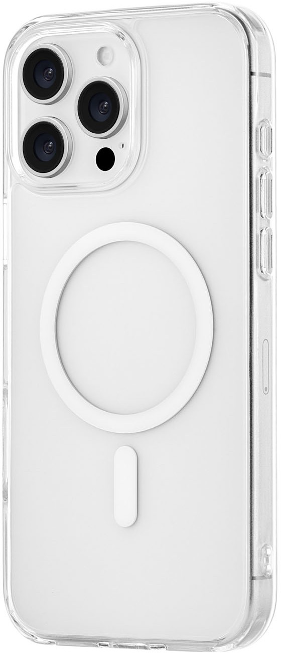 

Чехол moonfish MagSafe для iPhone 16 Pro Max, поликарбонат, прозрачный, Чехол MagSafe для iPhone 16 Pro Max, поликарбонат, прозрачный