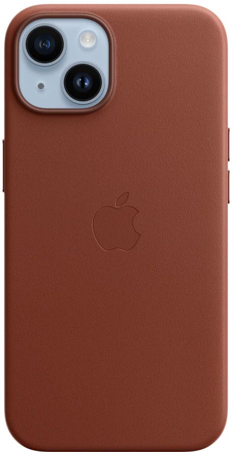 Apple Чехол MagSafe для iPhone 14, кожа, коричневый