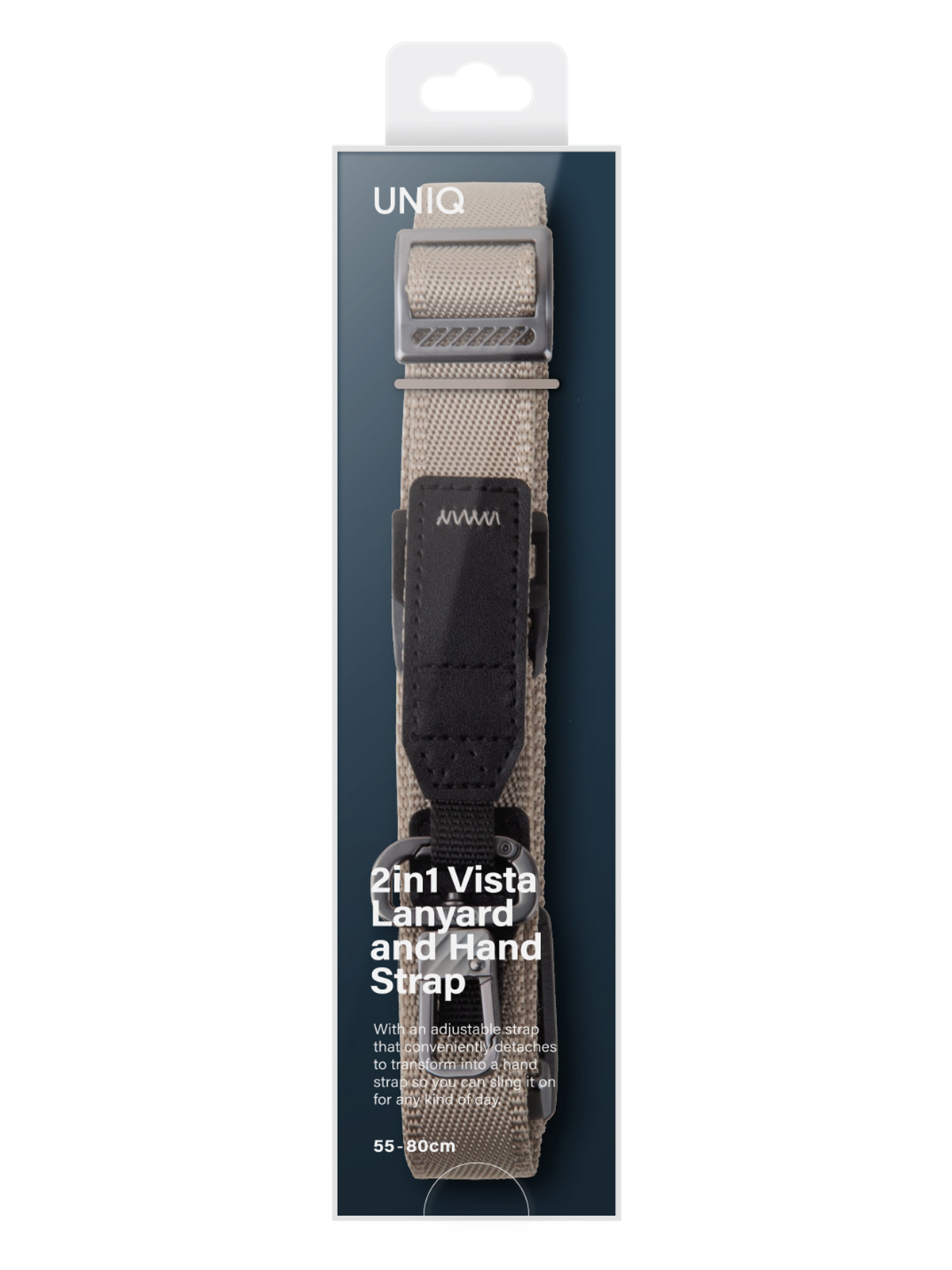 Шнурок на руку Uniq Vista 2-in-1 Lanyard, хаки Вид№3