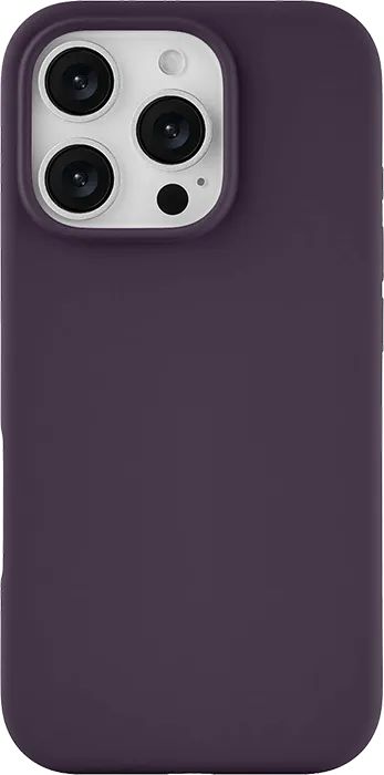 

Чехол uBear Touch Case MagSafe для iPhone 16 Pro, soft-touch, темно-фиолетовый, Мятный, Чехол Touch Case MagSafe для iPhone 16 Pro, soft-touch, темно-фиолетовый