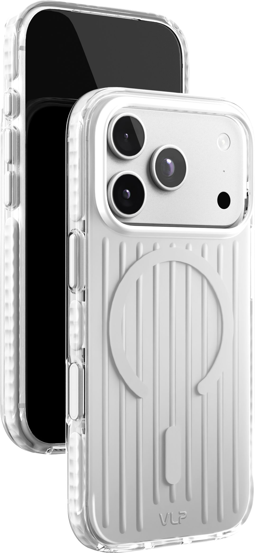 Чехол VLP Pulse Case MagSafe для iPhone 18 Pro, серебристый