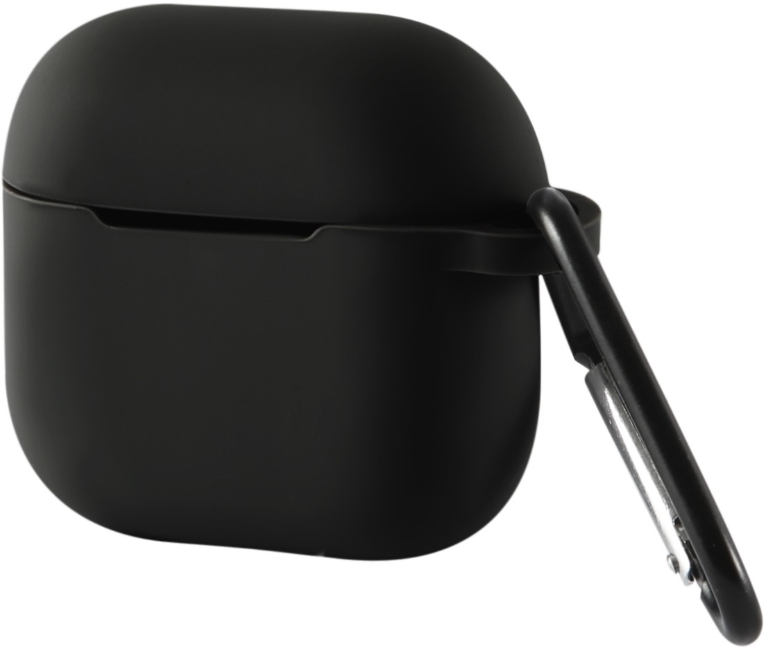 moonfish Чехол для AirPods 4, силикон, черный