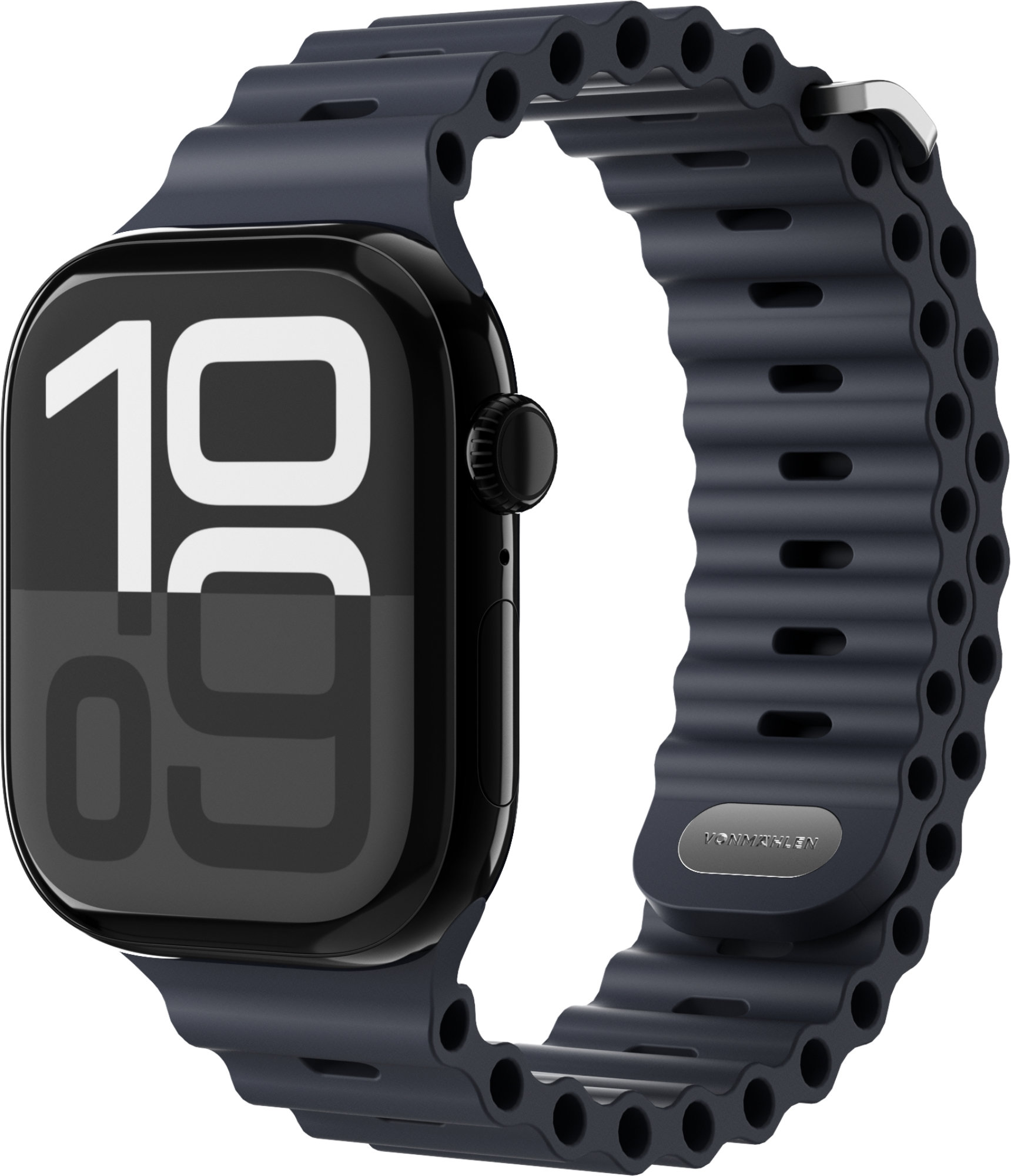 Ремешок Vonmählen Wave для Apple Watch 44/45/46/49mm, темно-синий