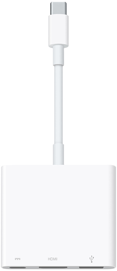 Адаптер USB-C Digital AV Multiport, белый