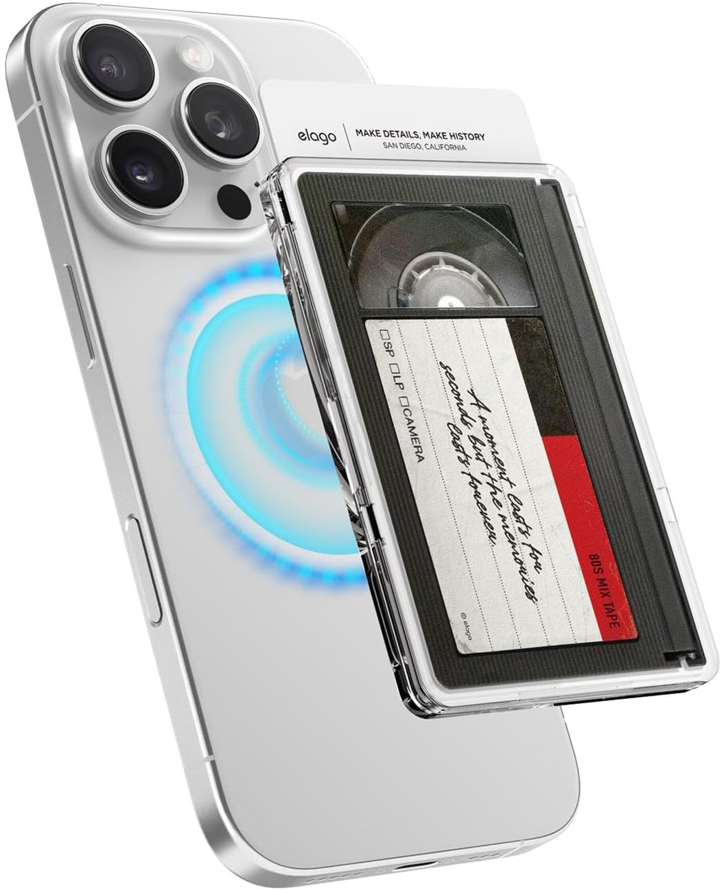 

Чехол-бумажник Elago Unique Betacam, MagSafe, Черный, Чехол-бумажник Unique Betacam, MagSafe