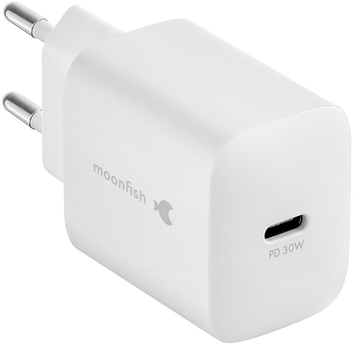 

Сетевое зарядное устройство moonfish USB-C, 30Вт, белый, Сетевое зарядное устройство USB-C, 30Вт, белый