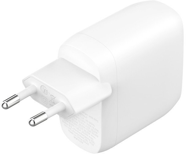 Сетевое зарядное устройство Belkin Wall Charger 2 USB-C, 60 Вт, белый