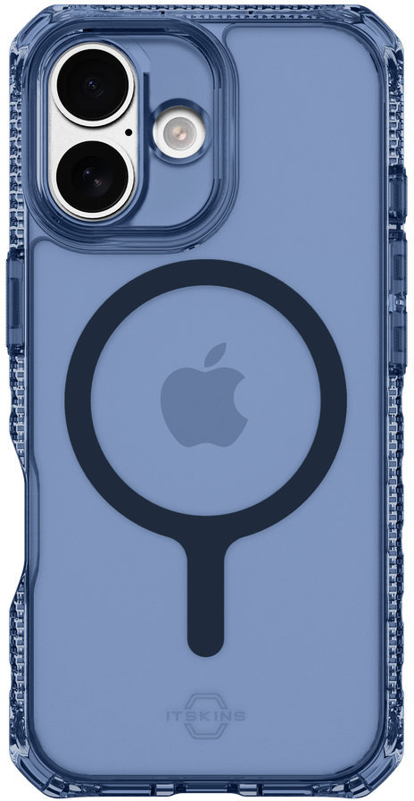 

Чехол Itskins HYBRID R VAPOR MagSafe для iPhone 17, темно-синий, Чехол HYBRID R VAPOR MagSafe для iPhone 17, темно-синий