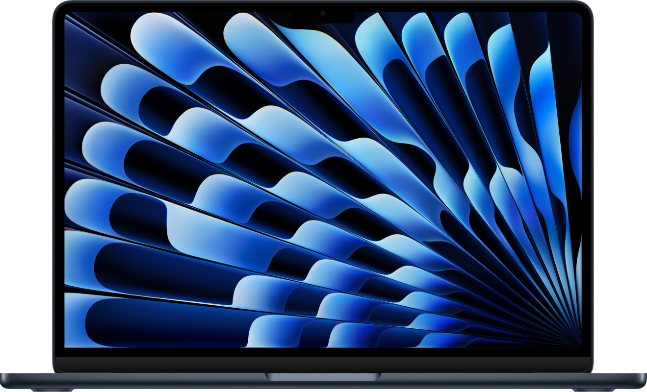 Apple MacBook Air 13" (M4, 10C CPU/8C GPU, 2025), 16 ГБ, 256 ГБ SSD, «полуночный черный»