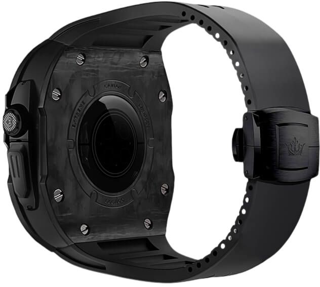 Чехол Caviar Case Advantage для Apple Watch 10 46 мм, карбон, черный Фото-3