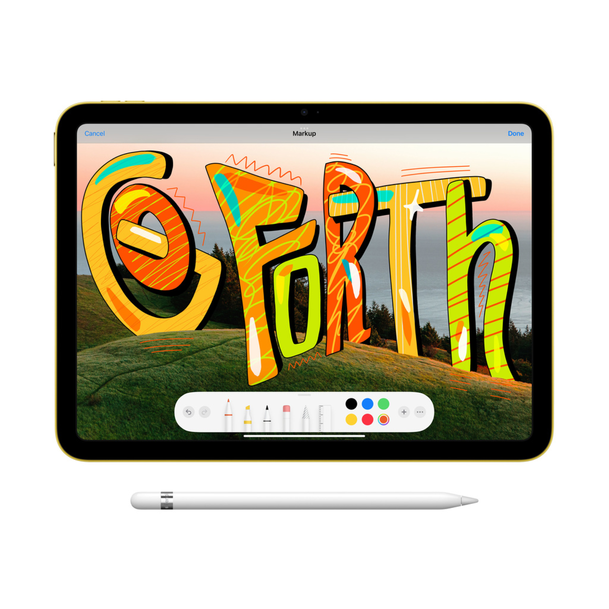 Apple iPad 10,9" (2022) Wi-Fi 256 ГБ, синий Вид№4