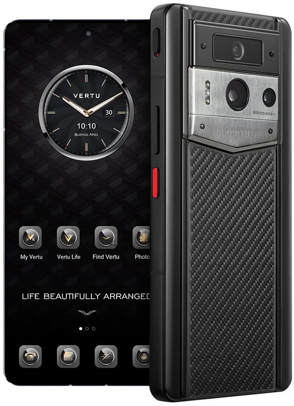 Смартфон VERTU MetaVertu 2 Calf Carbon Texture, 1 ТБ, Black
