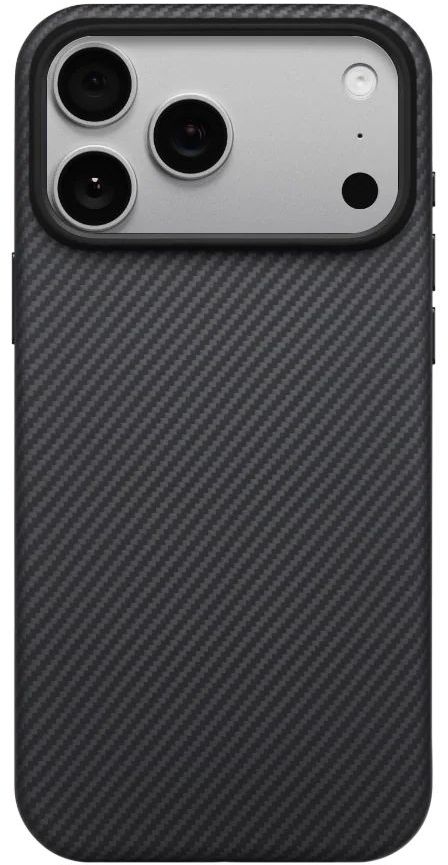 

Чехол Pitaka Aramid UltraGuard Case для iPhone 17 Pro Max, кевлар, черный, Чехол Aramid UltraGuard Case для iPhone 17 Pro Max, кевлар, черный