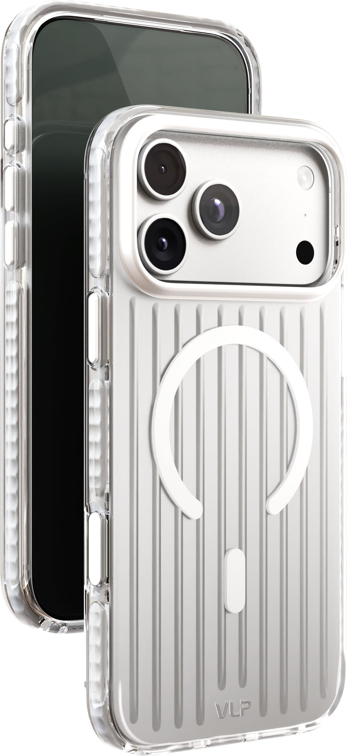Чехол VLP Pulse Case MagSafe для iPhone 18 Pro Max, серебристый