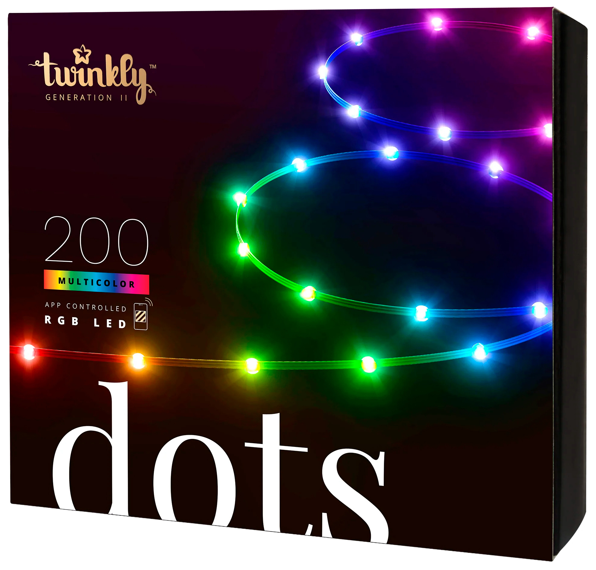 Бренд Гирлянда елочная электрическая Twinkly Dots 200 LED Multicolor Edition, 10м