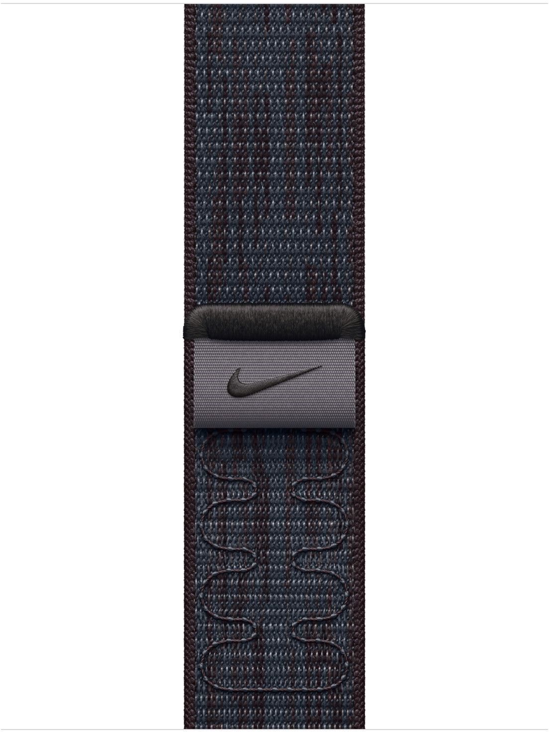 Ремешок Apple Nike Sport Loop 42 мм, черный/синий