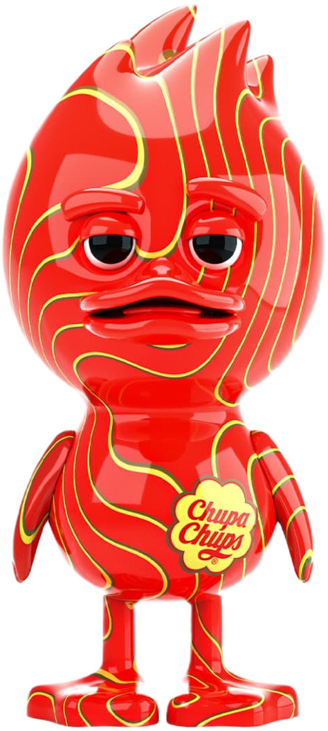 

Фигура Tud Toy The Ugly Duck Chupa Chups, красный, Фигура The Ugly Duck Chupa Chups, красный