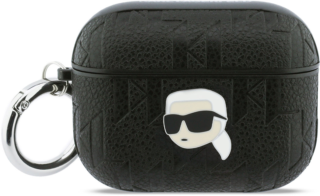 Чехол Karl Lagerfeld для Airpods Pro 3 NFT Head, черный