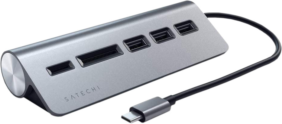 

Satechi Док-станция USB-C 5 в 1, серый