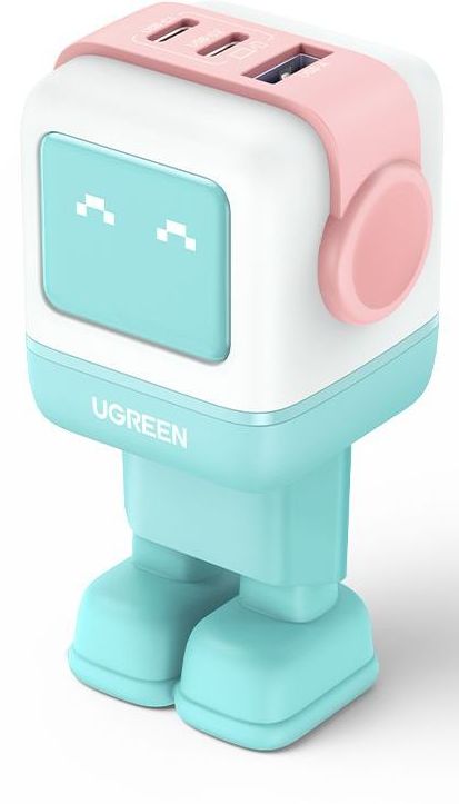 

Сетевое зарядное устройство UGREEN CD361 Nexode 2хUSB-C + USB-A, 65Вт, PD, GaN, розово-голубой, Сетевое зарядное устройство CD361 Nexode 2хUSB-C + USB-A, 65Вт, PD, GaN, розово-голубой