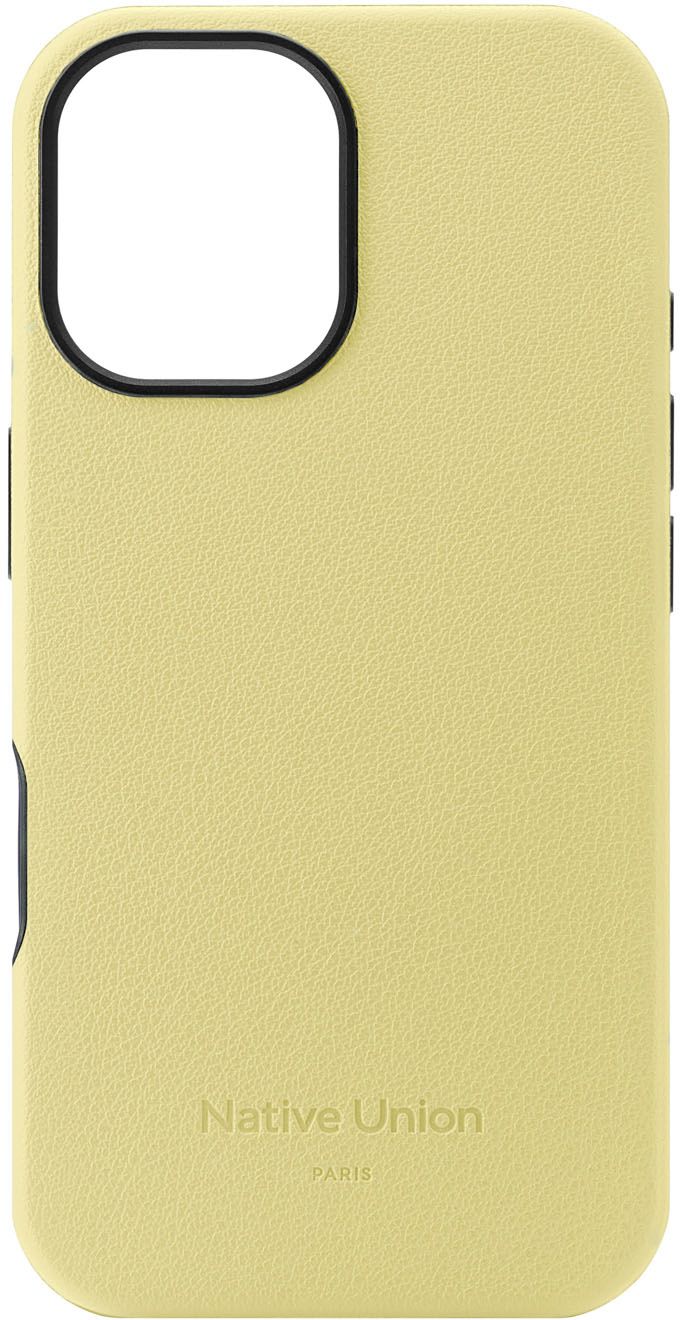 Native Union Чехол Active Case MagSafe для iPhone 16, лимонный