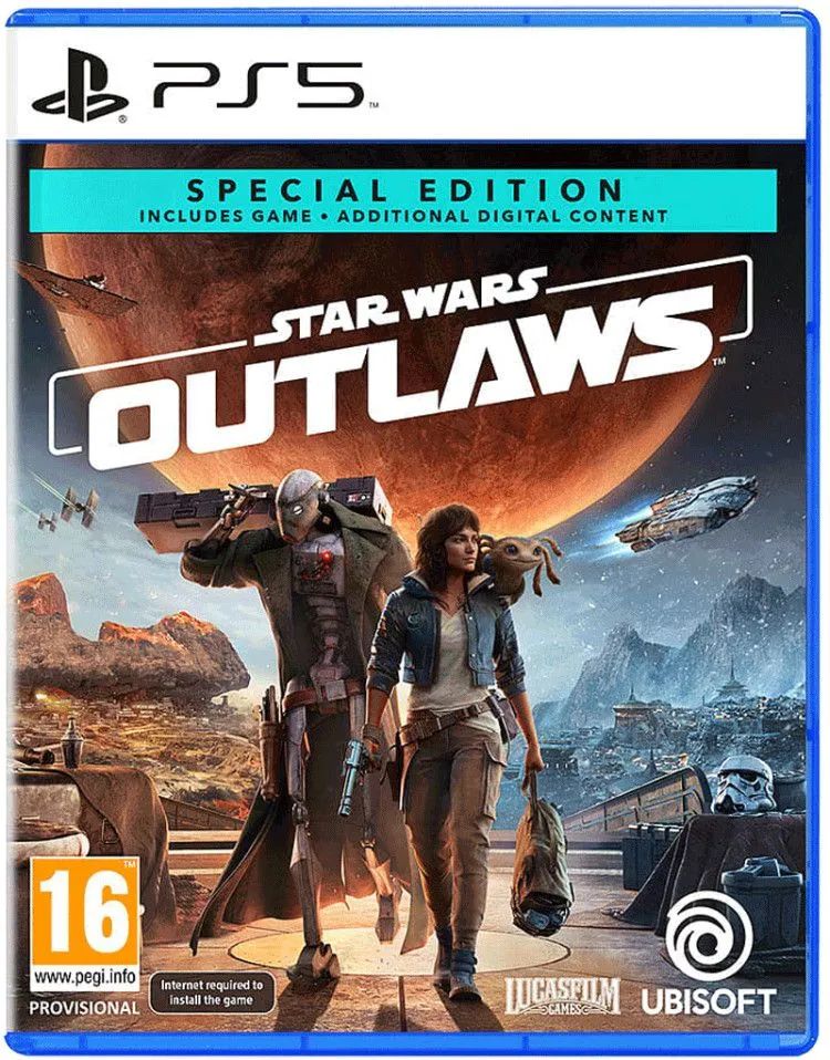 Бренд Игра для PS5 Star Wars Outlaws. Special Day One Edition, русские субтитры