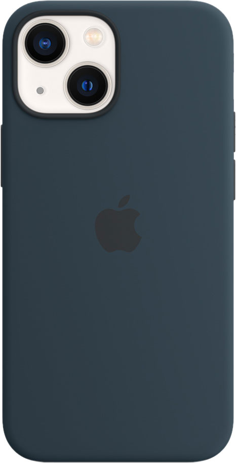 Чехол MagSafe для iPhone 13 mini, силикон, «синий омут»