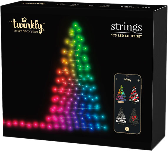Гирлянда елочная электрическая Strings 175 Multicolor LED (14м)