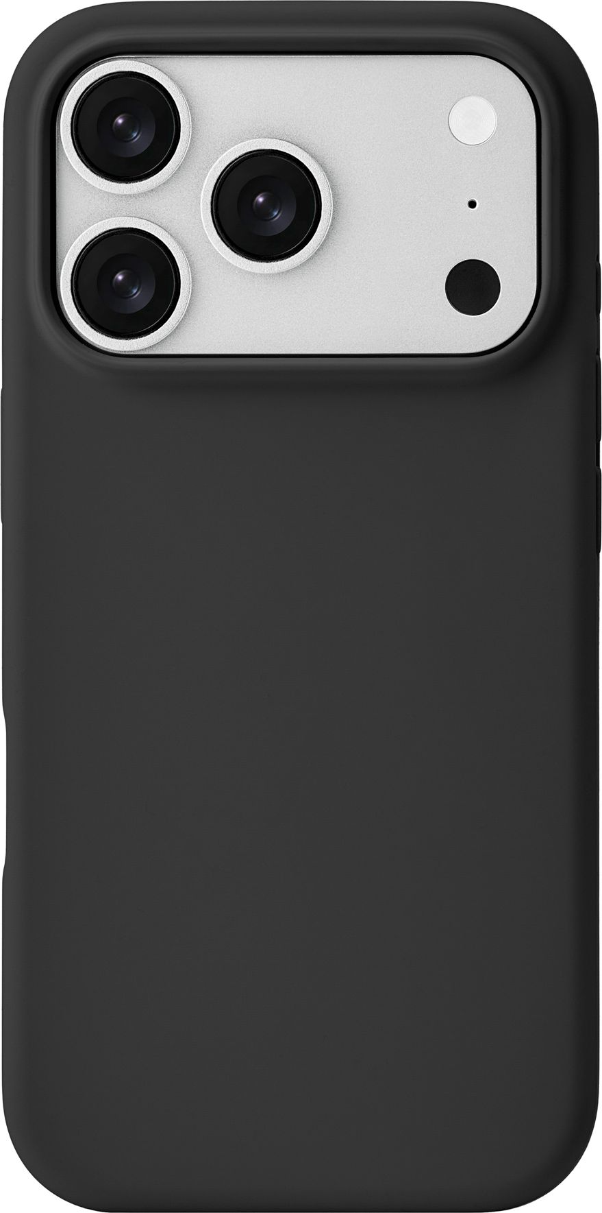 Чехол moonfish MagSafe для iPhone 18 Pro, силикон, soft-touch, черный