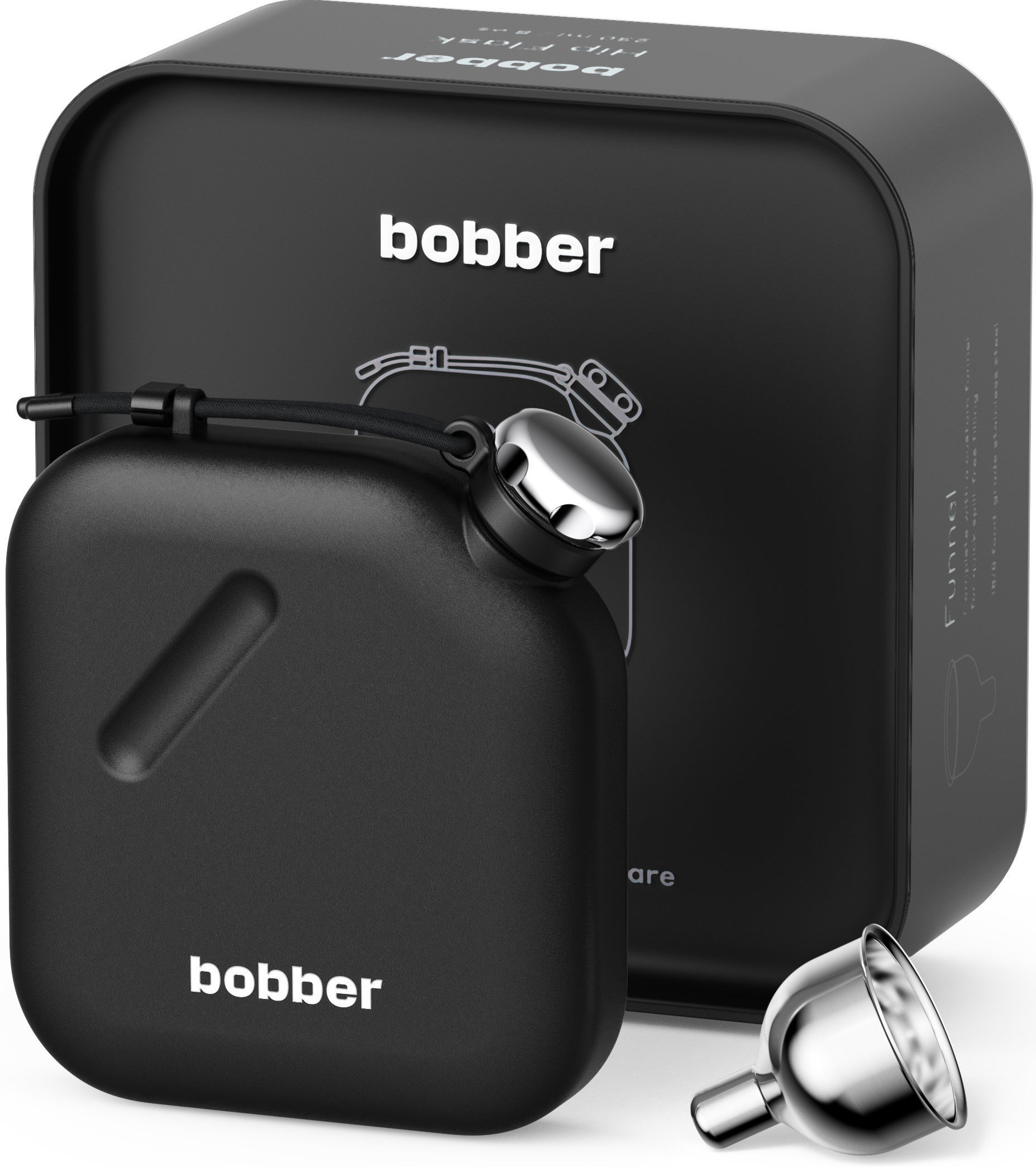 Фляга Bobber Hip Flask 230 мл, Black Coffee