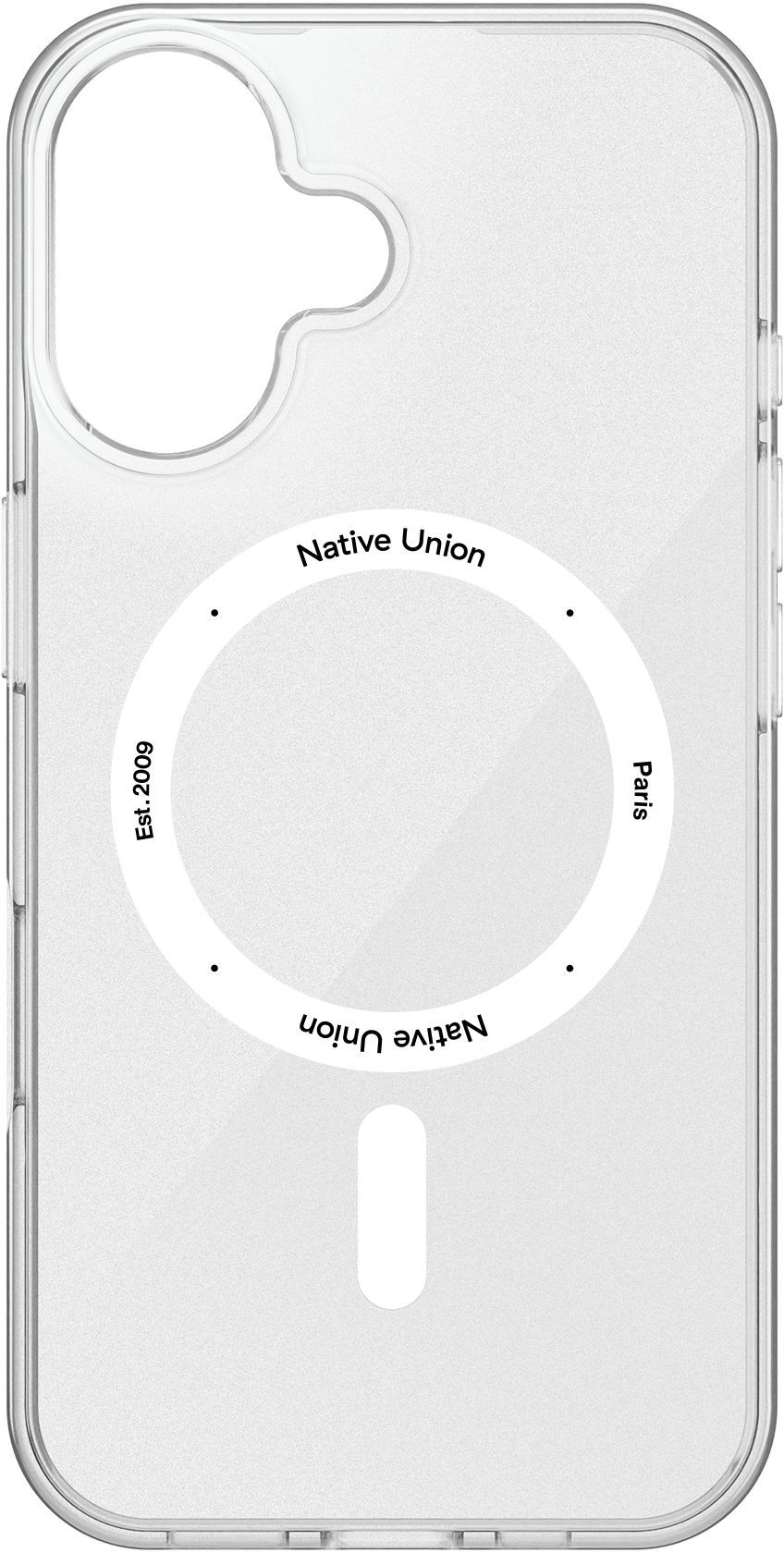 Native Union Чехол (RE)Classic Case MagSafe для iPhone 16, прозрачный