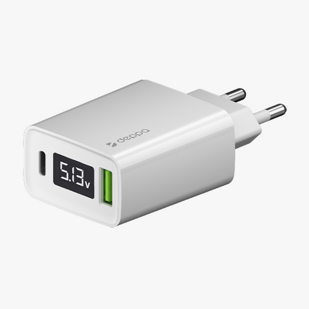 Зарядное устройство usb c power delivery. Deppa USB A + USB-C, PD, QC 3.0, 30w. СЗУ USB/Type-c 30w. PD QC deppa с дисплеем белый. Deppa зарядное устройство 30w. Вилка USB-C deppa PD+USBA 3a QC 20вт 11398 White.