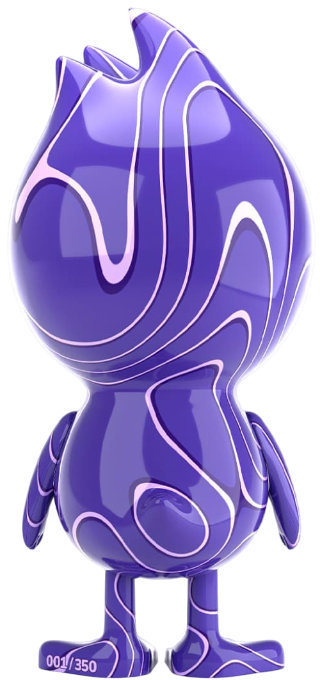 Фигура Tud Toy The Ugly Duck Chupa Chups, фиолетовый Фото-3