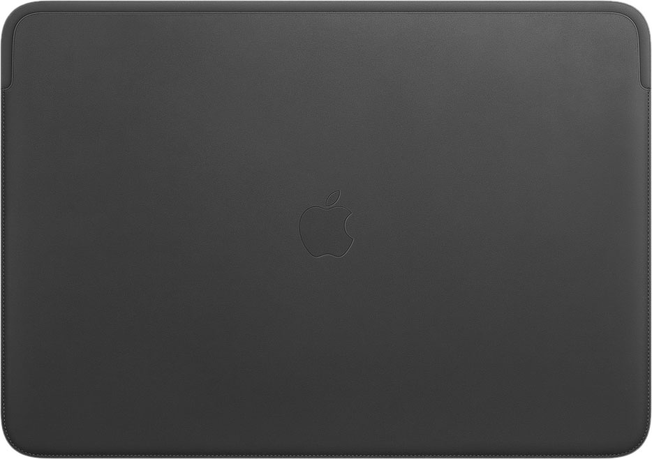 Чехол Leather Sleeve MacBook Pro 16", черный