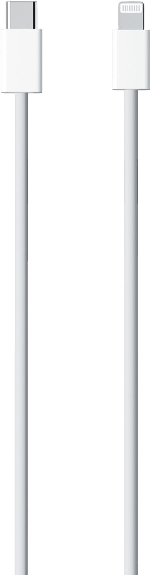 Кабель moonfish USB-C - Lightning, 1 м, силикон, белый