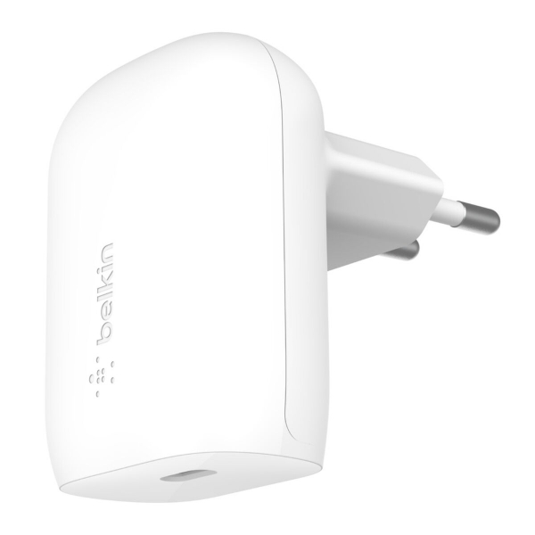 Сетевое зарядное устройство Belkin Wall Charger USB-C, 30Вт, белый WCA005vfWH - фото 4