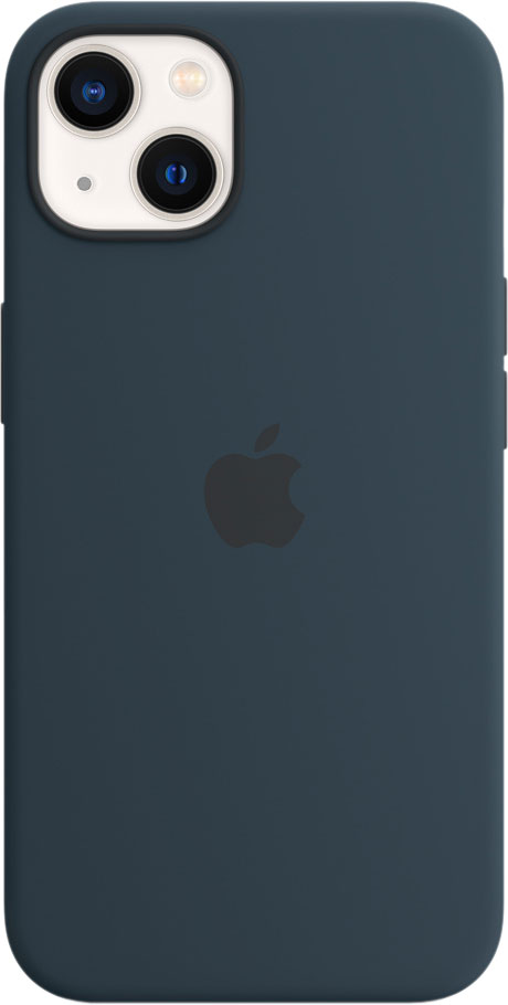 Чехол MagSafe для iPhone 13, силикон, «синий омут»