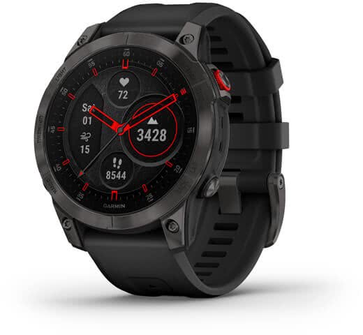 

Garmin Умные часы Epix (Gen 2) Sapphire, титановый черный DLC