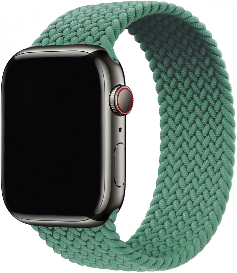 

moonfish Ремешок для Apple Watch 38/40 мм, нейлон, клевер, «зелёный клевер»