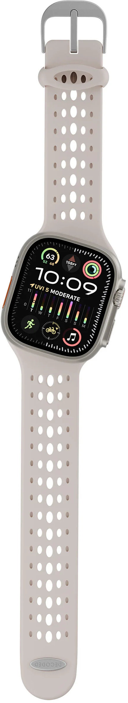 

Ремешок Decoded Silicone Ares O для Apple Watch 42/44/45/49mm, силикон, глиняный, Бежевый, Ремешок Silicone Ares O для Apple Watch 42/44/45/49mm, силикон, глиняный