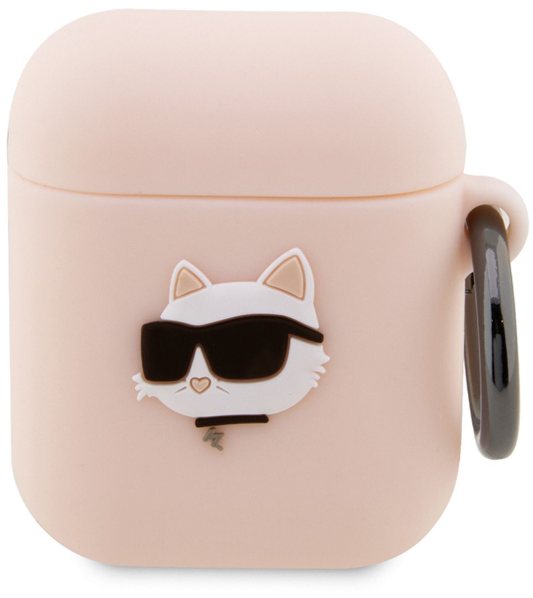 Бренд Чехол Karl Lagerfeld Choupette 3D для AirPods 1/2, розовый